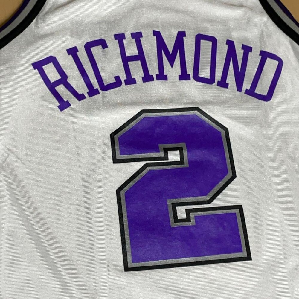 Champion - Sacramento Kings Mitch Richmond vtg jersey (1998) RARE Ribbed Home 40 - Picture 3 of 6